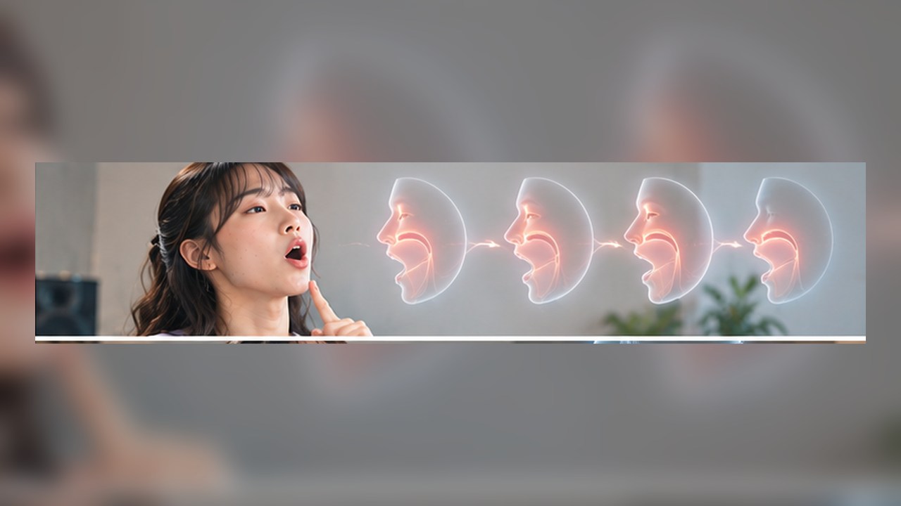 Singer comparing mouth shapes and vowels for easier high notes
