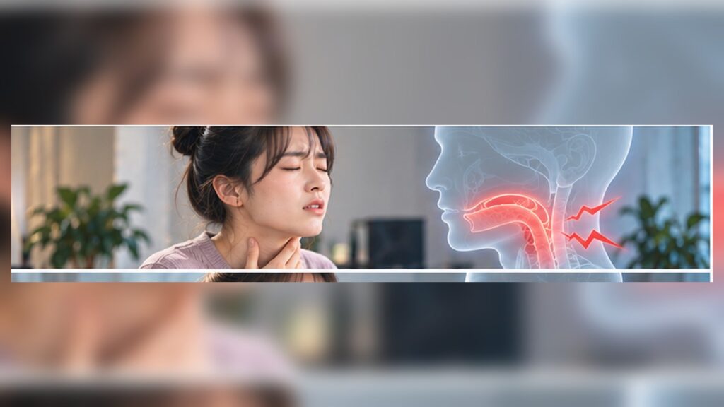 Vocal training concept for 高い声 苦しい in a modern studio